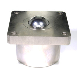 Ball Transfer Unit, 51 mm, with mounting holes and flange