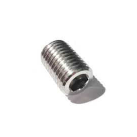 Ball roller, full thread, stainless steel, M16