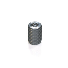 Ball roller, full thread, stainless steel, M16