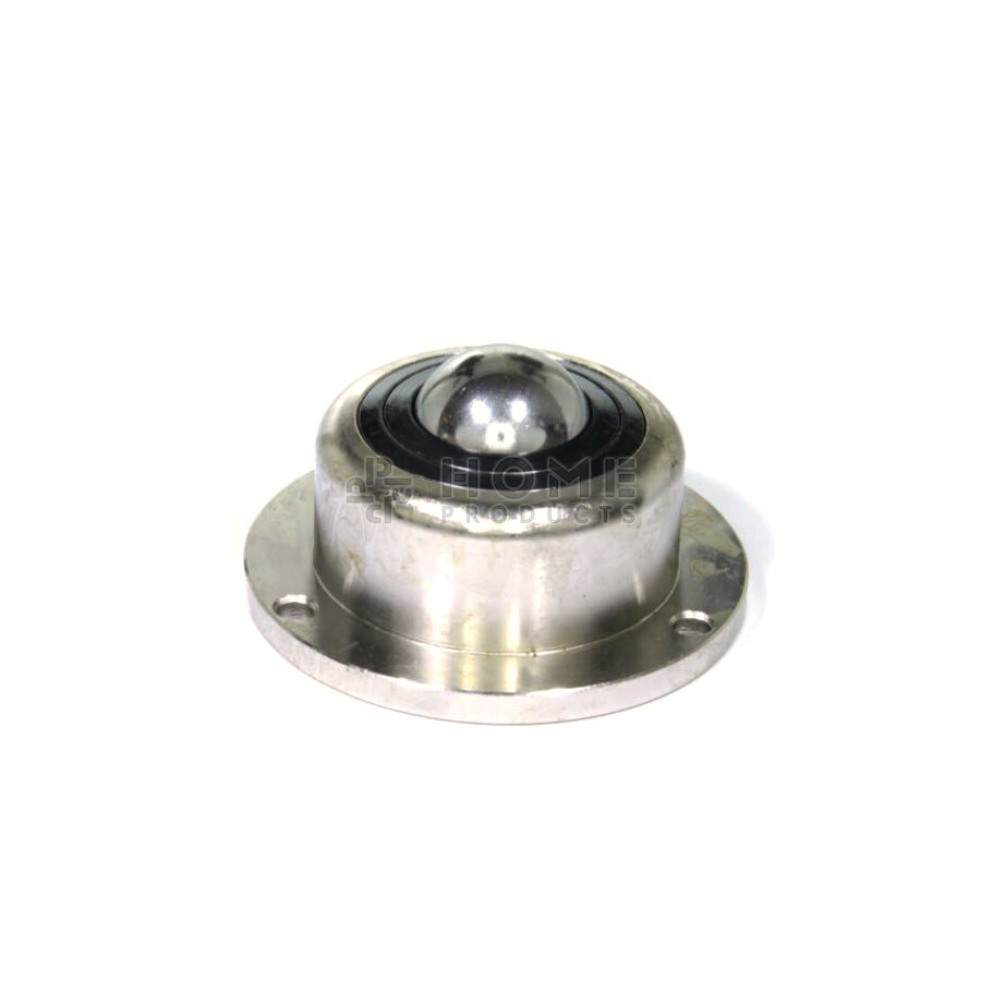 Ball Transfer Unit, 30.16 mm, with mounting holes, flange and spring, for heavy load